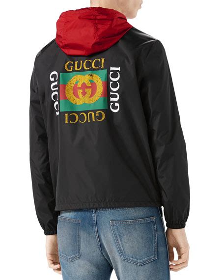 gucci suede coat|Gucci nylon logo jacket black.